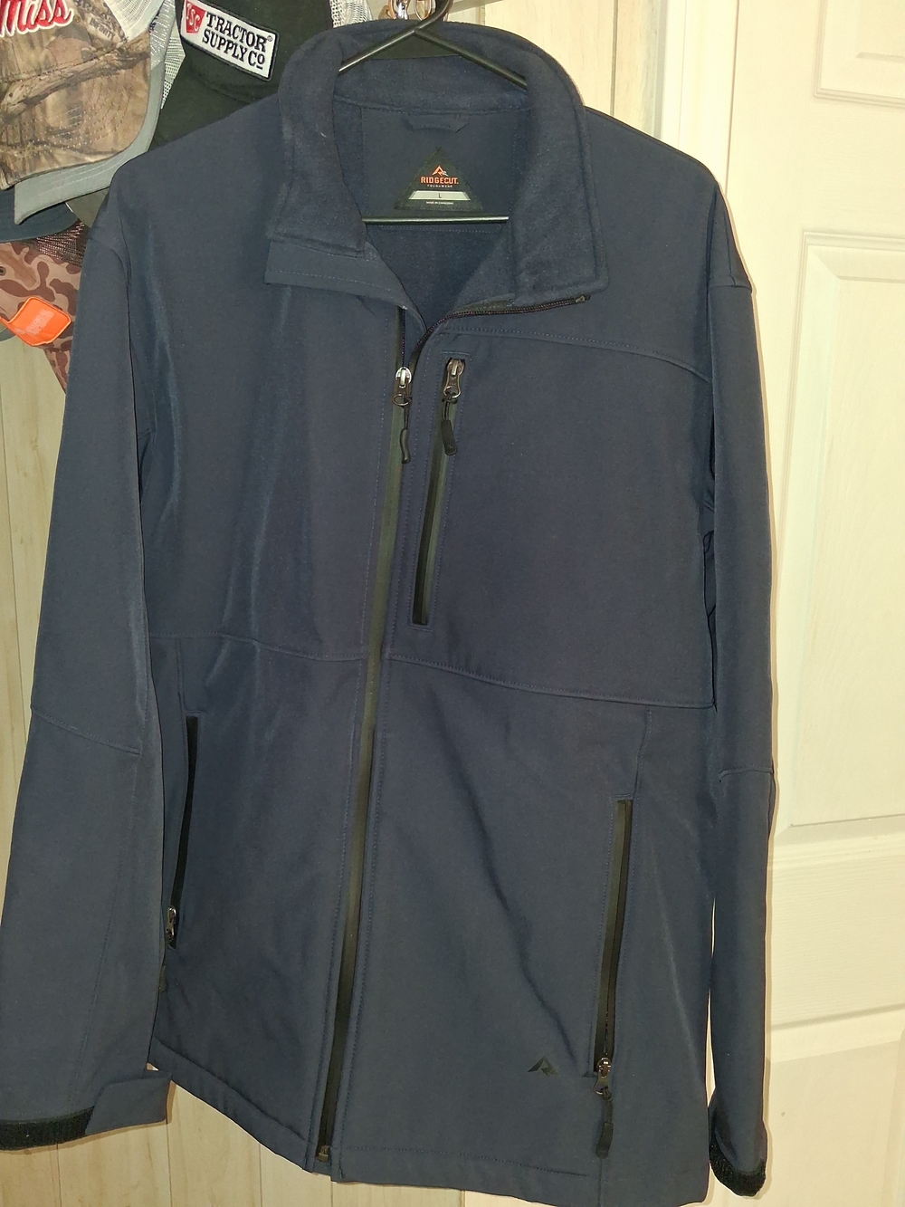 Arctix Men's Navy Softshell Jacket with Zip Pockets